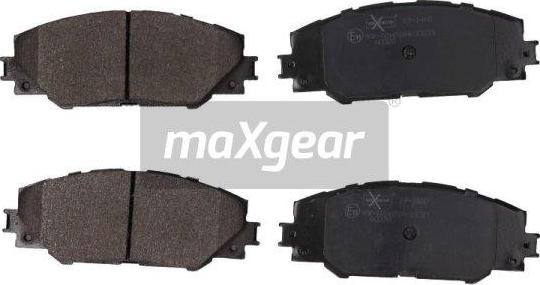 Maxgear 19-1460 - Комплект спирачно феродо, дискови спирачки vvparts.bg