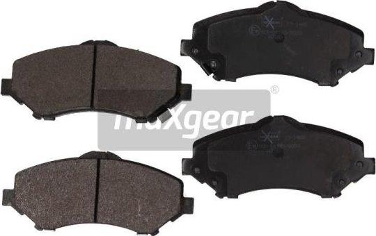 Maxgear 19-1468 - Комплект спирачно феродо, дискови спирачки vvparts.bg