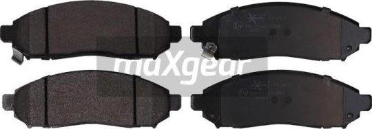 Maxgear 19-1439 - Комплект спирачно феродо, дискови спирачки vvparts.bg