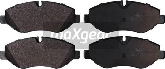 Maxgear 19-1096 - Комплект спирачно феродо, дискови спирачки vvparts.bg