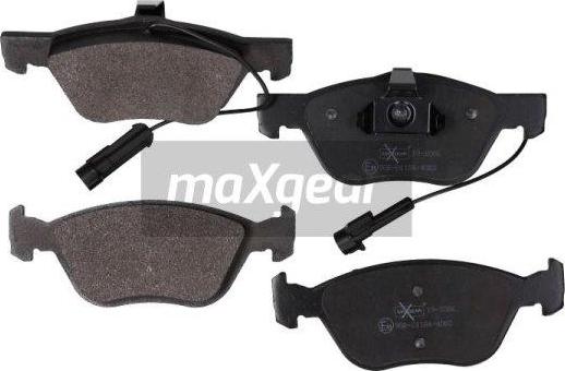 Maxgear 19-1086 - Комплект спирачно феродо, дискови спирачки vvparts.bg