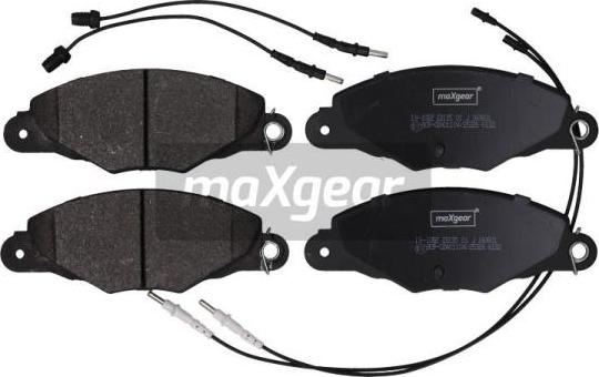 Maxgear 19-1082 - Комплект спирачно феродо, дискови спирачки vvparts.bg
