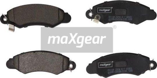 Maxgear 19-1149 - Комплект спирачно феродо, дискови спирачки vvparts.bg