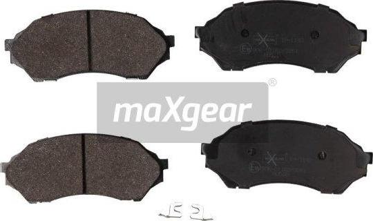Maxgear 19-1142 - Комплект спирачно феродо, дискови спирачки vvparts.bg