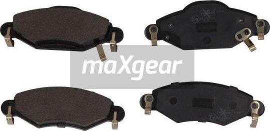 Maxgear 19-1156 - Комплект спирачно феродо, дискови спирачки vvparts.bg