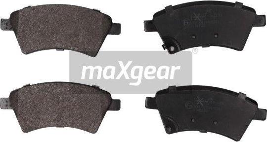 Maxgear 19-1150 - Комплект спирачно феродо, дискови спирачки vvparts.bg