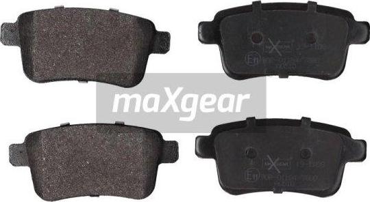 Maxgear 19-1108 - Комплект спирачно феродо, дискови спирачки vvparts.bg