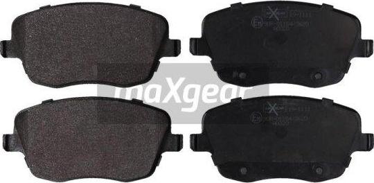 Maxgear 19-1111 - Комплект спирачно феродо, дискови спирачки vvparts.bg