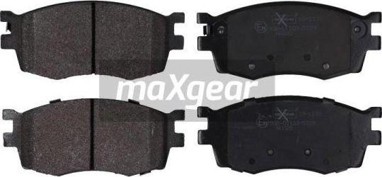Maxgear 19-1139 - Комплект спирачно феродо, дискови спирачки vvparts.bg