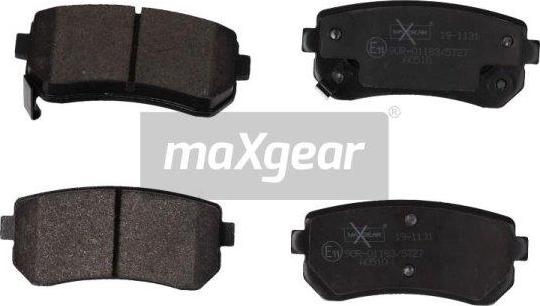 Maxgear 19-1131 - Комплект спирачно феродо, дискови спирачки vvparts.bg