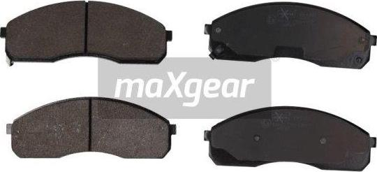 Maxgear 19-1137 - Комплект спирачно феродо, дискови спирачки vvparts.bg