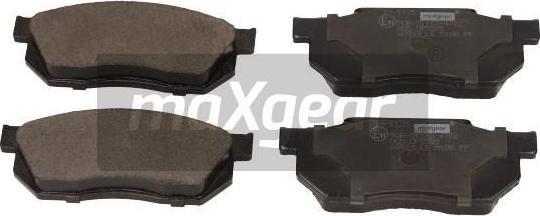 Maxgear 19-1125 - Комплект спирачно феродо, дискови спирачки vvparts.bg