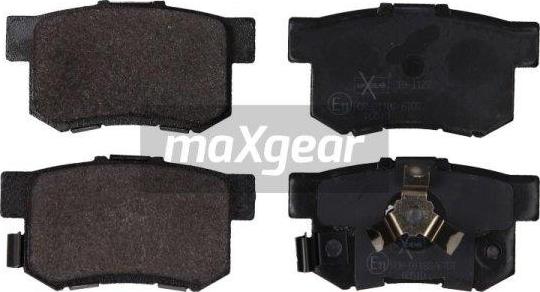 Maxgear 19-1127 - Комплект спирачно феродо, дискови спирачки vvparts.bg