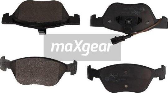 Maxgear 19-1895 - Комплект спирачно феродо, дискови спирачки vvparts.bg