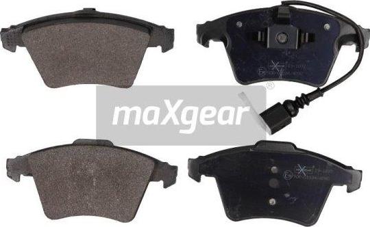 Maxgear 19-1897 - Комплект спирачно феродо, дискови спирачки vvparts.bg