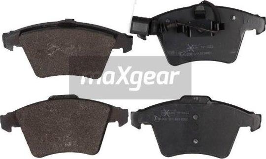 Maxgear 19-1823 - Комплект спирачно феродо, дискови спирачки vvparts.bg