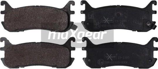 Maxgear 19-1385 - Комплект спирачно феродо, дискови спирачки vvparts.bg