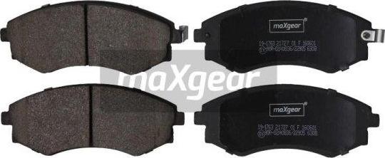 Maxgear 19-1763 - Комплект спирачно феродо, дискови спирачки vvparts.bg