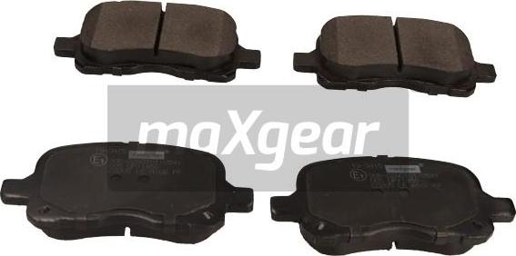 Maxgear 19-3415 - Комплект спирачно феродо, дискови спирачки vvparts.bg