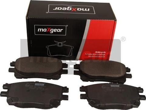 Maxgear 19-3410 - Комплект спирачно феродо, дискови спирачки vvparts.bg