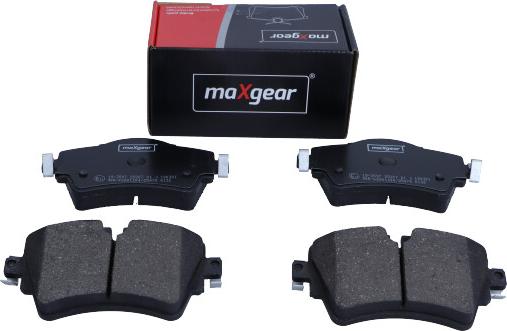 Maxgear 19-3597 - Комплект спирачно феродо, дискови спирачки vvparts.bg