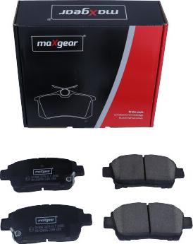 Maxgear 19-3648 - Комплект спирачно феродо, дискови спирачки vvparts.bg