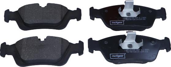 Maxgear 19-3665 - Комплект спирачно феродо, дискови спирачки vvparts.bg