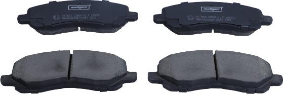 Maxgear 19-3603 - Комплект спирачно феродо, дискови спирачки vvparts.bg