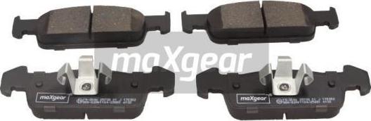 Maxgear 19-3046 - Комплект спирачно феродо, дискови спирачки vvparts.bg