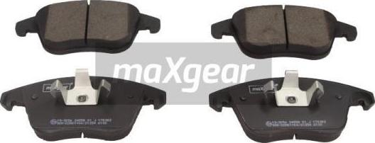 Maxgear 19-3056 - Комплект спирачно феродо, дискови спирачки vvparts.bg