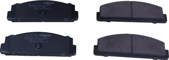 Maxgear 19-3069 - Комплект спирачно феродо, дискови спирачки vvparts.bg