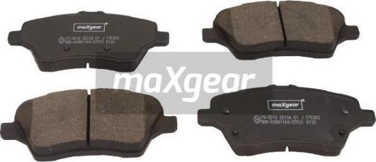 Maxgear 19-3018 - Комплект спирачно феродо, дискови спирачки vvparts.bg