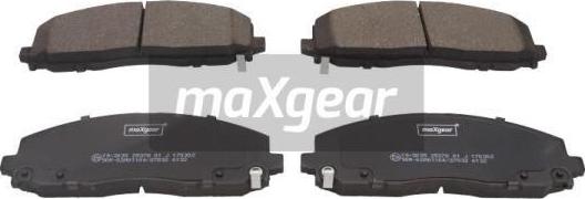 Maxgear 19-3035 - Комплект спирачно феродо, дискови спирачки vvparts.bg