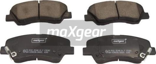 Maxgear 19-3032 - Комплект спирачно феродо, дискови спирачки vvparts.bg