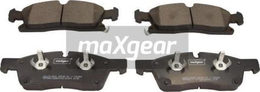 Maxgear 19-3021 - Комплект спирачно феродо, дискови спирачки vvparts.bg