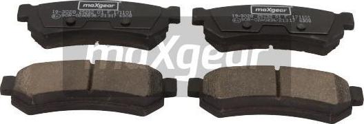 Maxgear 19-3028 - Комплект спирачно феродо, дискови спирачки vvparts.bg