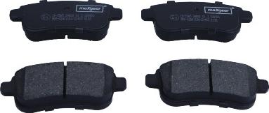 Maxgear 19-3365 - Комплект спирачно феродо, дискови спирачки vvparts.bg