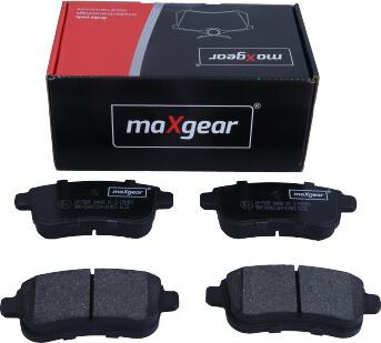 Maxgear 19-3365 - Комплект спирачно феродо, дискови спирачки vvparts.bg