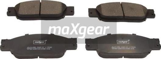 Maxgear 19-2950 - Комплект спирачно феродо, дискови спирачки vvparts.bg