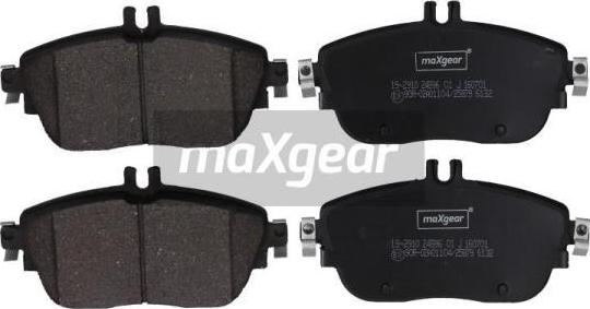 Maxgear 19-2910 - Комплект спирачно феродо, дискови спирачки vvparts.bg