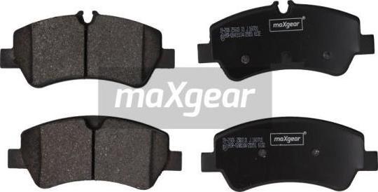 Maxgear 19-2926 - Комплект спирачно феродо, дискови спирачки vvparts.bg