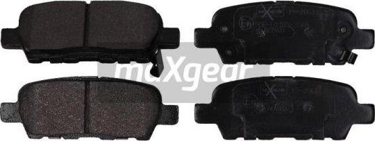 Maxgear 19-2061 - Комплект спирачно феродо, дискови спирачки vvparts.bg