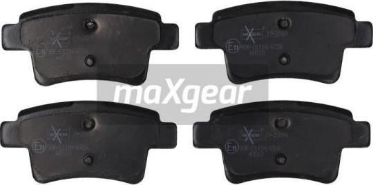 Maxgear 19-2089 - Комплект спирачно феродо, дискови спирачки vvparts.bg