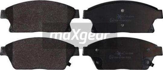 Maxgear 19-2088 - Комплект спирачно феродо, дискови спирачки vvparts.bg