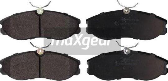 Maxgear 19-2154 - Комплект спирачно феродо, дискови спирачки vvparts.bg