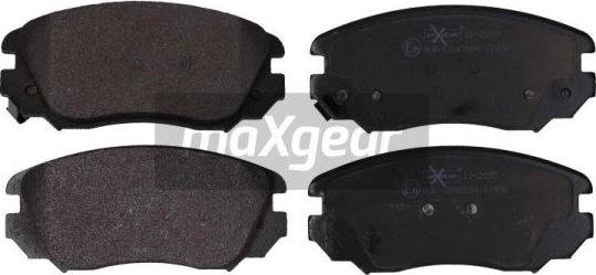 Maxgear 19-2155 - Комплект спирачно феродо, дискови спирачки vvparts.bg