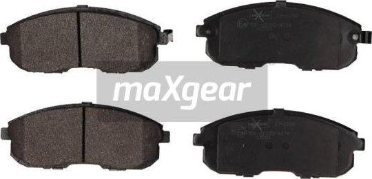 Maxgear 19-2158 - Комплект спирачно феродо, дискови спирачки vvparts.bg