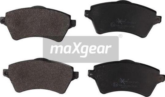 Maxgear 19-2163 - Комплект спирачно феродо, дискови спирачки vvparts.bg