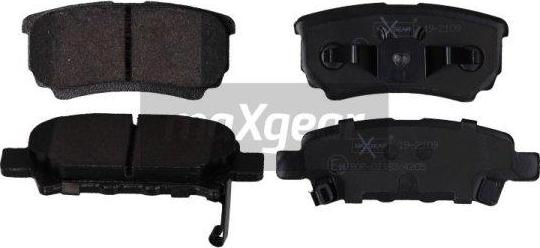 Maxgear 19-2109 - Комплект спирачно феродо, дискови спирачки vvparts.bg