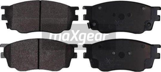 Maxgear 19-2118 - Комплект спирачно феродо, дискови спирачки vvparts.bg